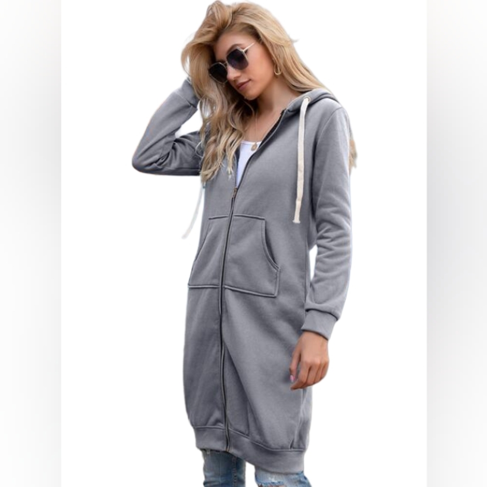 Zip-Up Hoodie Dress